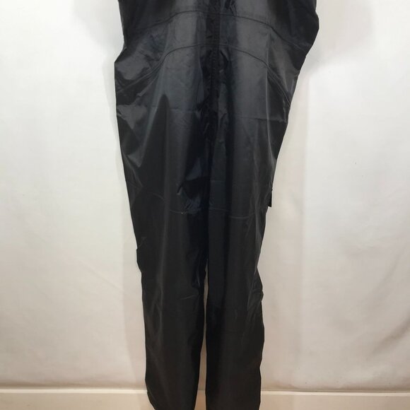 GRUNDENS - MEN'S 5XL - BLACK WATER PROOF SIDE LEG POCKET WEATHER RAIN BIBS - Picture 6 of 8
